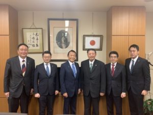 自民党本部での意見交換会