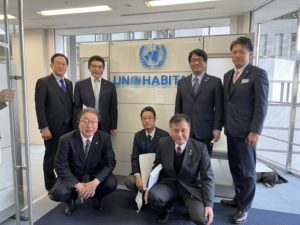 国際連合人間居住計画福岡本部視察